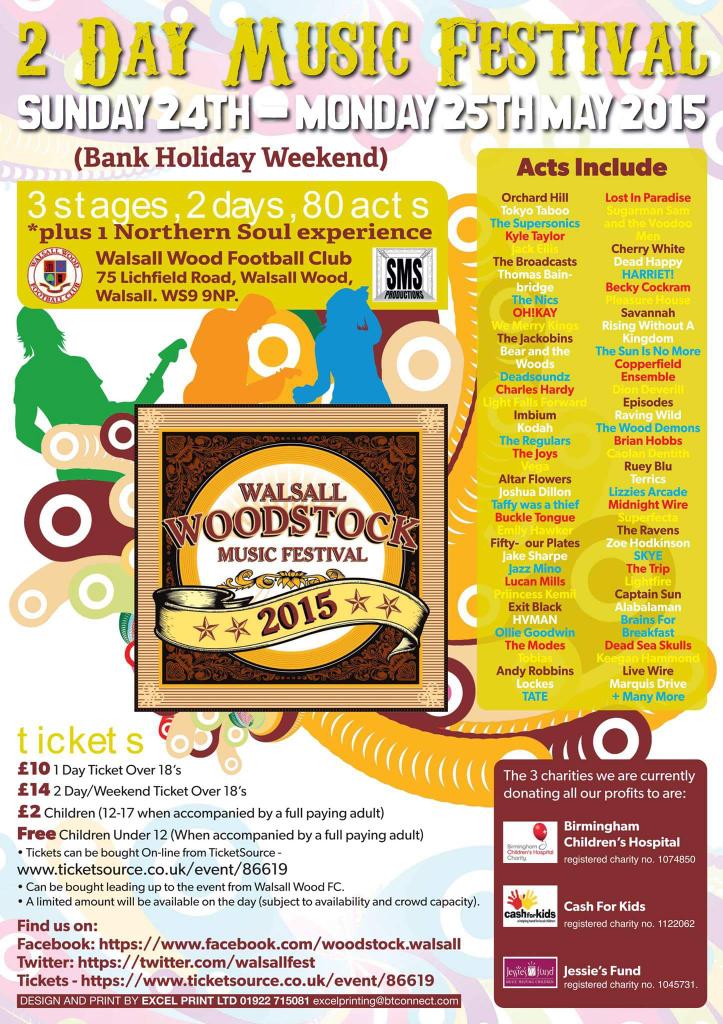 Another day closer :D #WalsallWoodstock