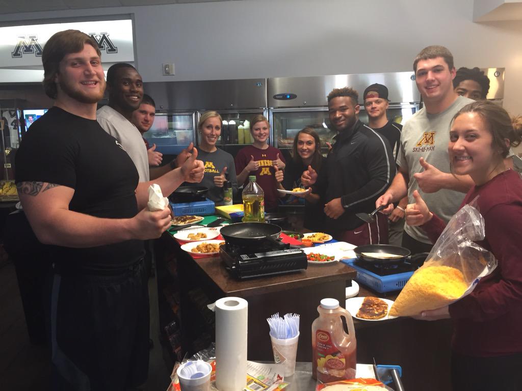 Another cooking class taking place today courtesy of <a href="/fueling_gophers/">Gopher FB Nutrition</a>