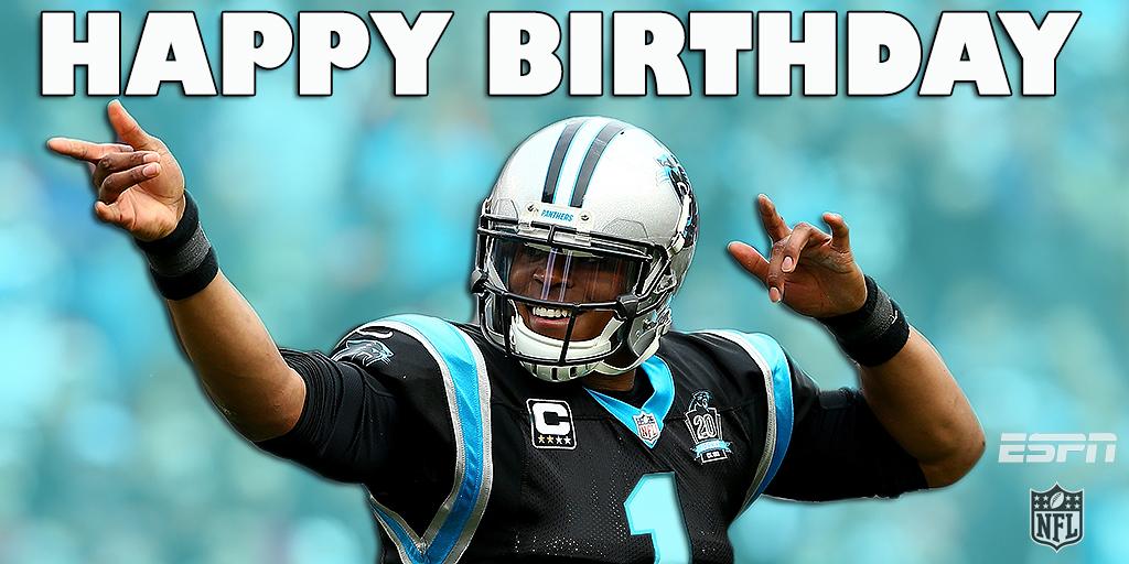 Happy 26th birthday to Carolina Panthers QB Cam Newton. 
