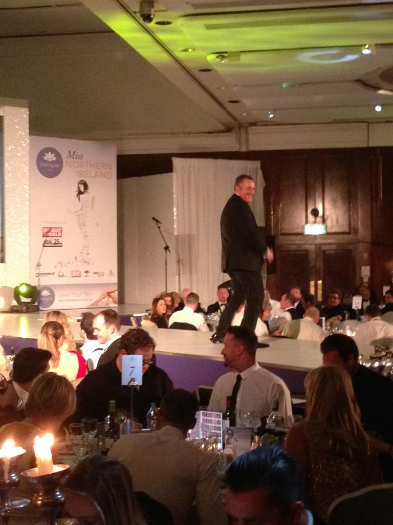 europahotel's tweet photo. @ColePage1 takes to the stage as guests enjoy their meal #topclassentertainment #MissNI15 @ACAmodels http://t.co/GV099ExPvu