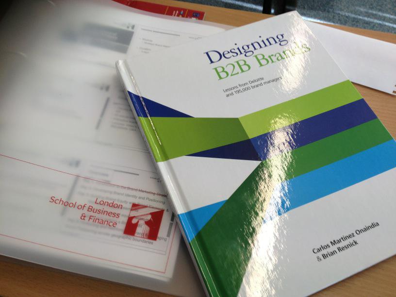 DavideScialpi's tweet photo. Just received Designing B2B Brands Carlos Onaindia' book about Deloitte Brand Identity @deloitte @Charlimax http://t.co/98QZNVqd4a