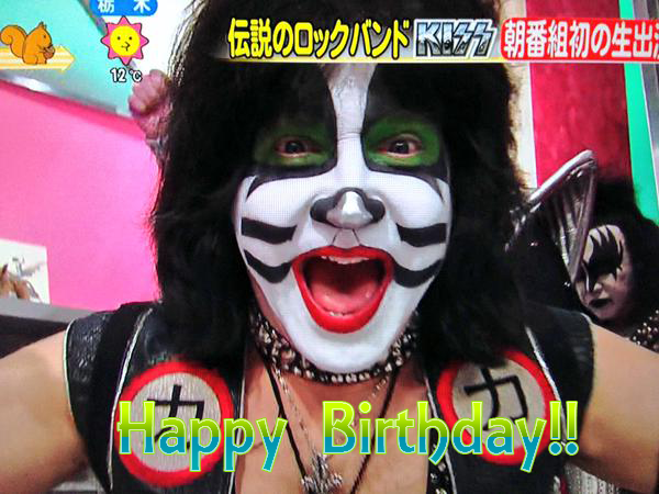  Happy Birthday, Dear Eric Singer!!
5 12                         