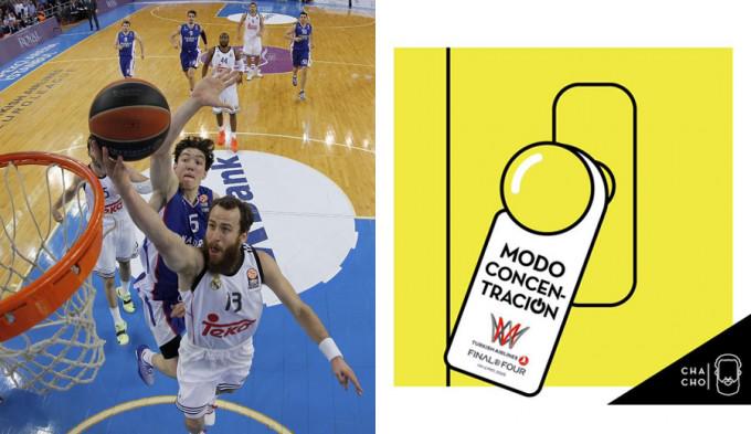 GIGANTESbasket's tweet photo. Sergio Rodríguez, a lo LeBron. En ‘modo avión’ durante la Final Four http://t.co/gDWkqhqywb http://t.co/9q4IOEQRj3