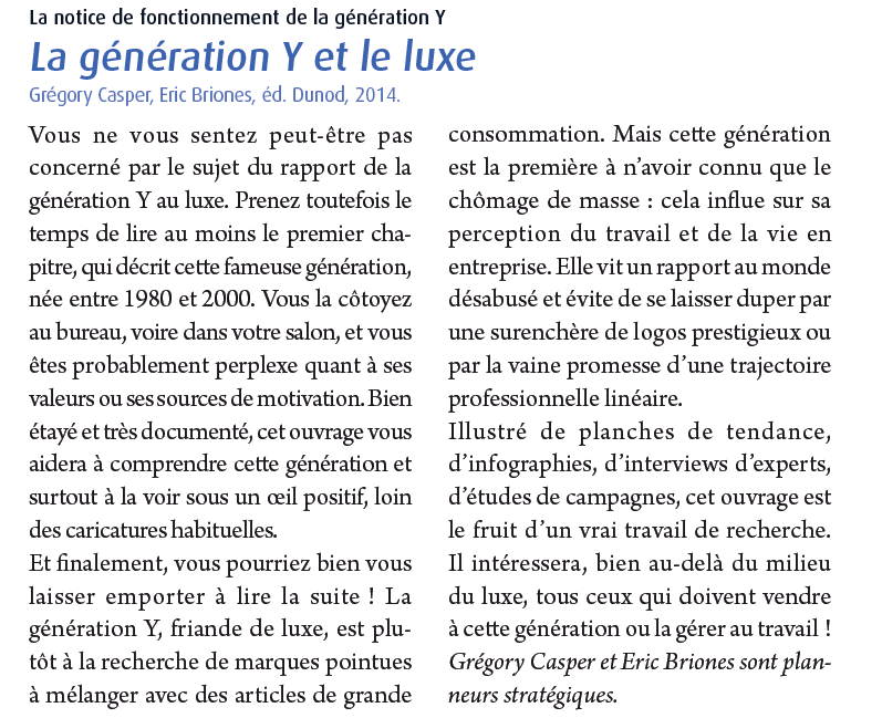 GregoryCasper's tweet photo. Pour Manageris notre livre @genyluxe est "la notice de fonctionnement des Y" #proud http://t.co/R8Ba622On2 http://t.co/EVzJoji6ND