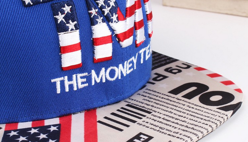 rapplughiphop's tweet photo. Fashion: Blue #AmericanFlag TMT #Snapback Cap - http://t.co/k9EcFA3Srr #mayweather #FloydMayweather #MoneyMayweather http://t.co/siq1OClZn7