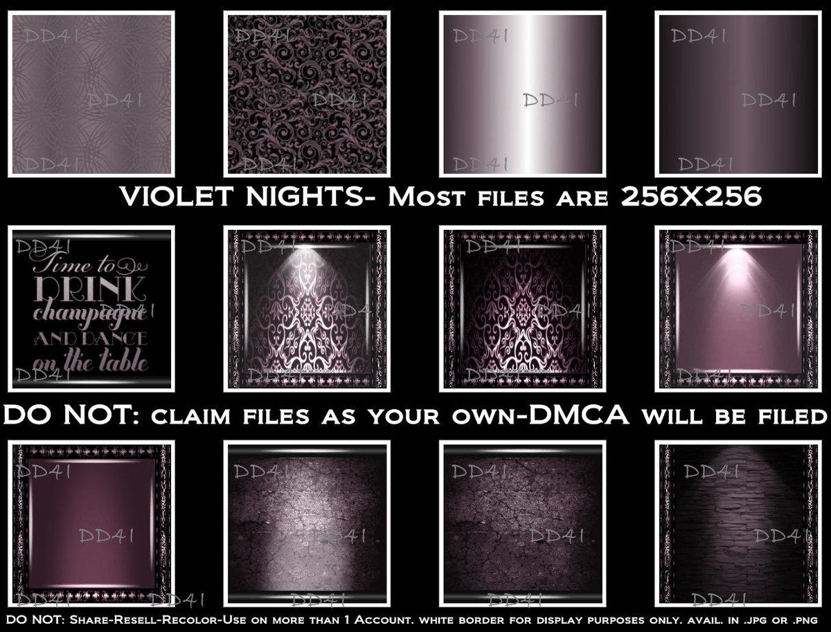 Designs4Imvu's tweet photo. Violet Nights Texture Files(50) for IMVU Creators PNG Format https://t.co/CPwI7GOLV7 #IMVU #Creator http://t.co/1yzeXqp6l1