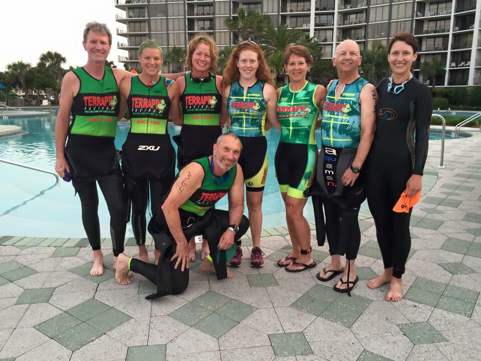 Another great <a href="/gulfcoasttri/">Gulf Coast Triathlon</a> in the books for these Terrapins! Few had their first, another 18x! #memtri