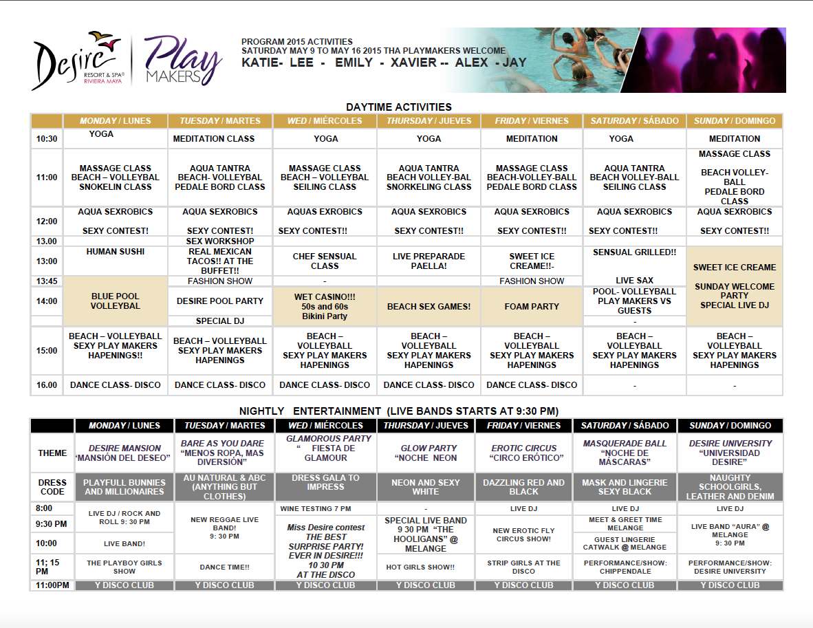 DesireResorts's tweet image. New adventures to be share at Desire Riviera Maya!
#ActivitiesProgram