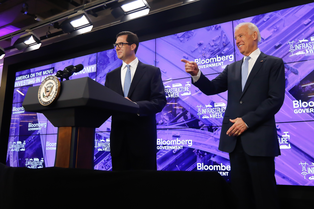 BGOV's tweet photo. .@VP Joe Biden and @BGOV Head @Don_Baptiste at #BGOVBuild earlier this morning http://t.co/37FVPC8DzH