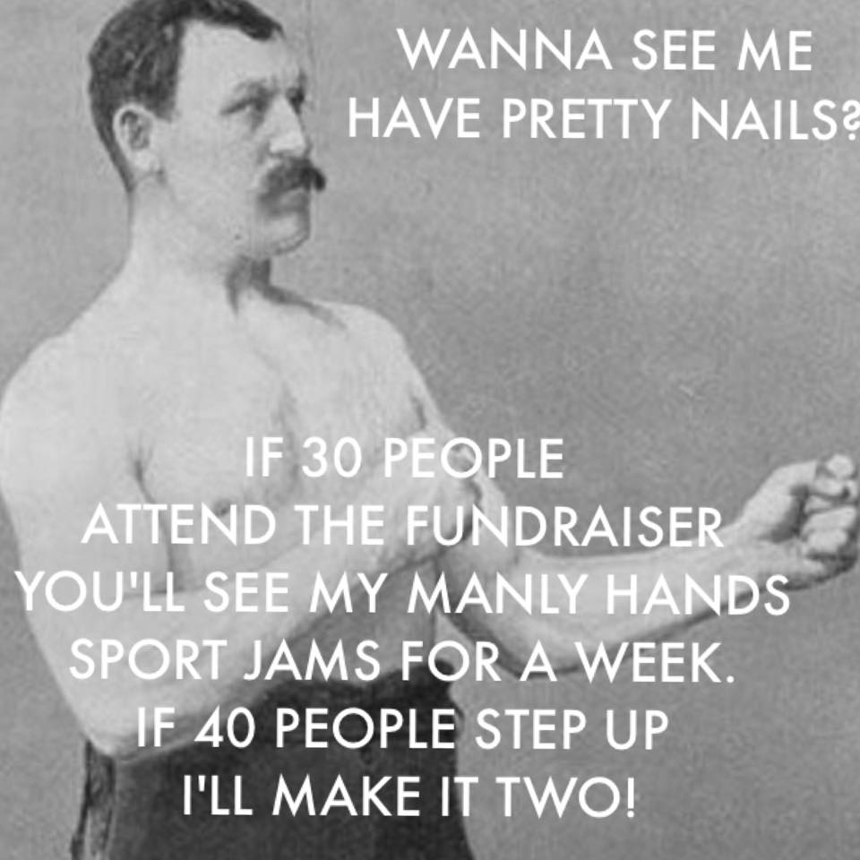 kinsleejams's tweet photo. Come on 5/14 @ 6:30pm to the Galleria at Pounder's Jewelry. To support the Hare's! Jay is doing this challenge! http://t.co/1IFWbamBNj