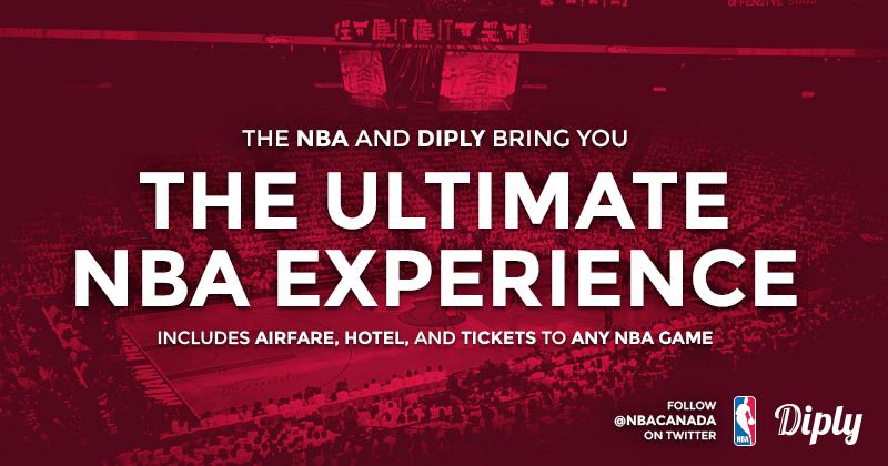 NBACanada's tweet photo. Want to see an #NBA game? Enter for chance 2 win tickets to ANY game ALL expenses paid. http://t.co/V5cXke4vbI http://t.co/i4U7SHf3t3