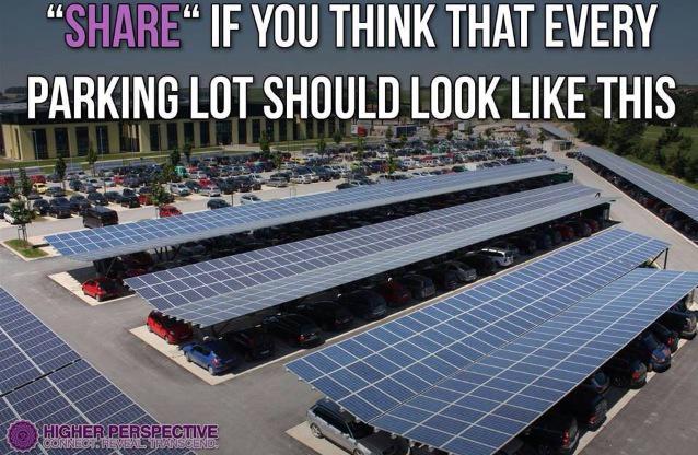 Every parking lot should look like this! ☀