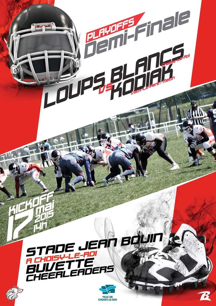 Loups_Blancs's tweet photo. Dimanche 17 mai à 14h au stade Jean Bouin la meute affrontera les @KodiakdeMelun #footballamericain @villedechoisy http://t.co/lqIZVxVm7n