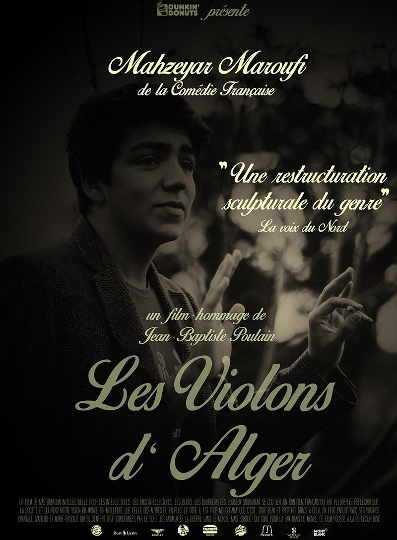 Maroufilm's tweet photo. Le nouveau film du réalisateur très prometteur Jean-Baptiste Poulain #Comédiefrançaise #cinémafrançais #ViolonsdAlger http://t.co/wNa2yXdaLs