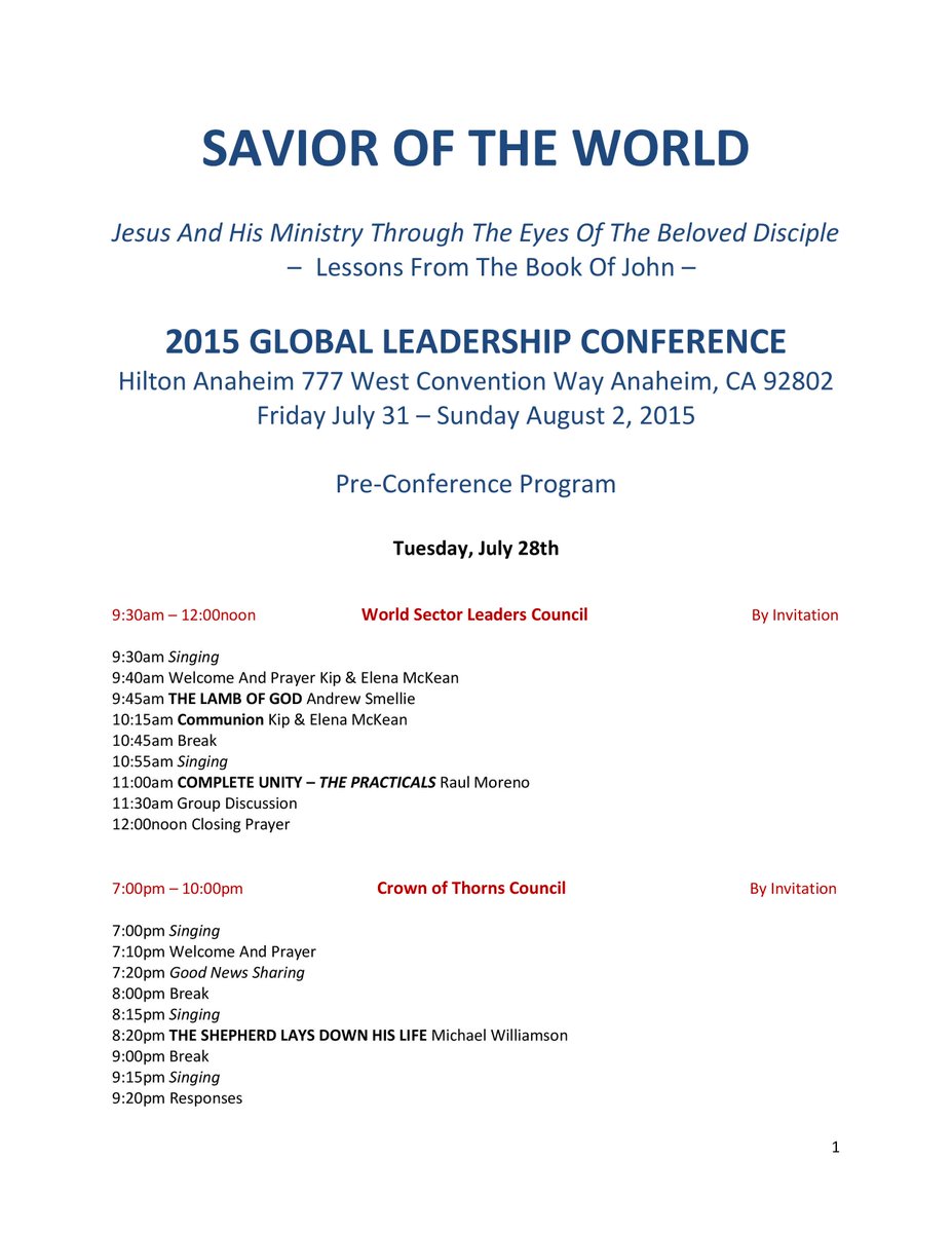 ICCGLC's tweet photo. The link to the entire 2015 GLC Program: https://t.co/MD78UXnjnF #caicc #iccglc #ktg3 #savioroftheworld http://t.co/pV7NQXkInO