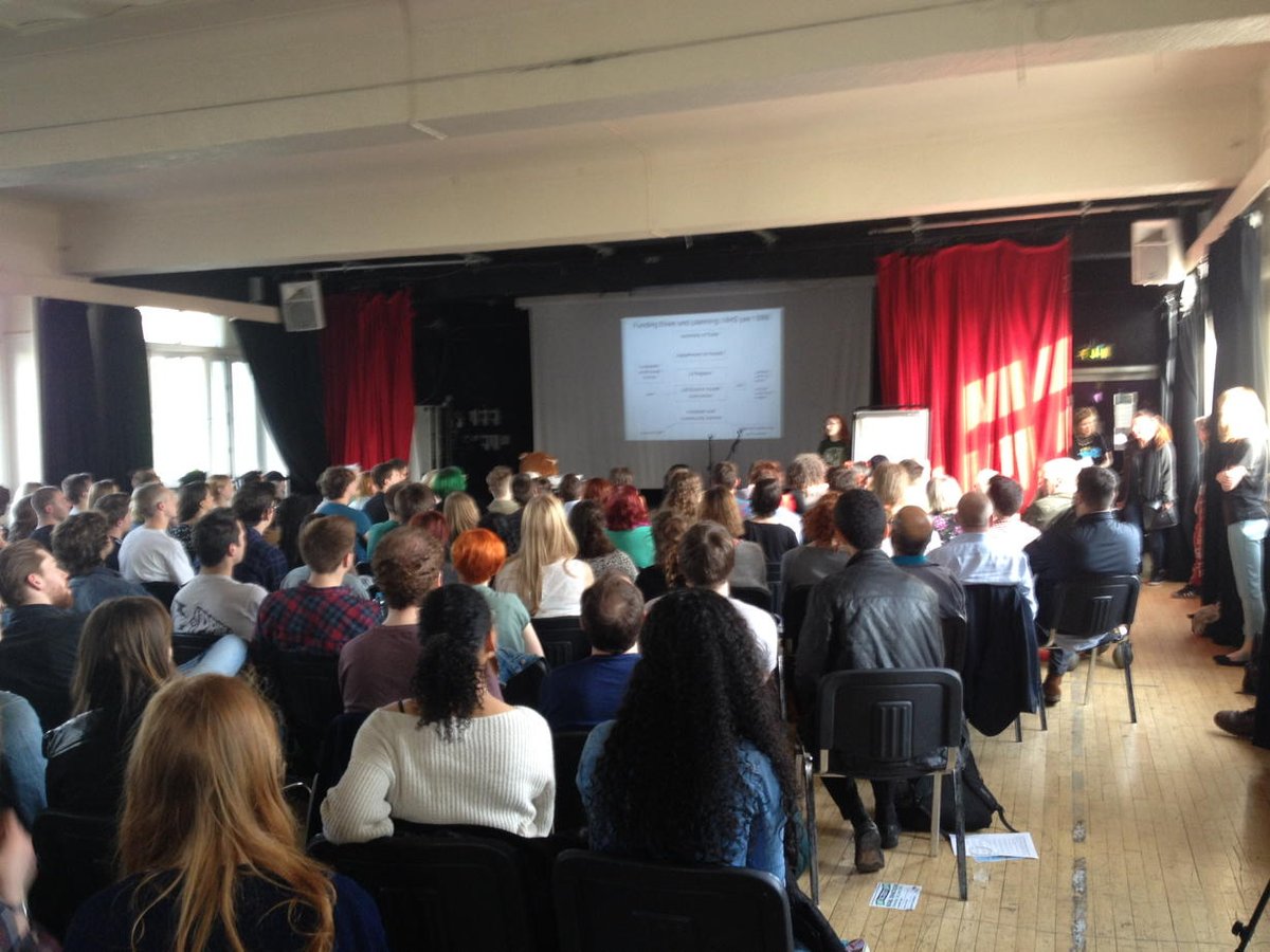 SaveOurNHSMCR's tweet photo. Packed room- this is the start of the fight back to Save Our NHS #public #universal #free http://t.co/8EKlPSJWag
