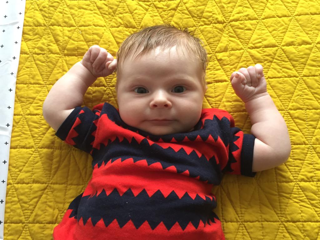 mirandalevy's tweet photo. Hey @WWEShop some advice from this former @ProjectRunway designer and new mama... I need Undertaker baby pjs, asap! http://t.co/Q7OyX7WMHY