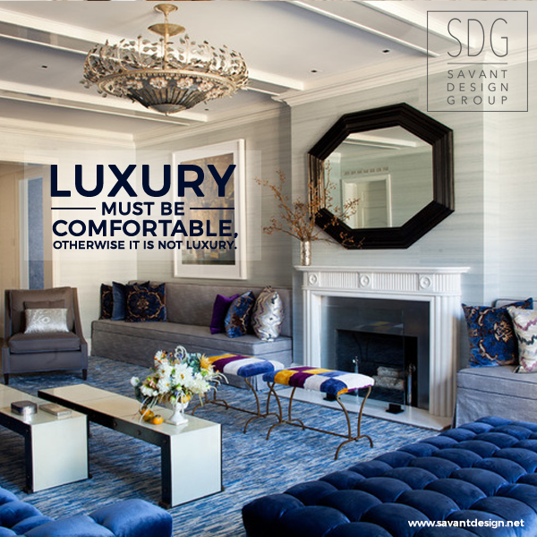 Luxury must be comfortable, otherwise it is not luxury. -Coco Chanel  bit.ly/1E4Qi5f