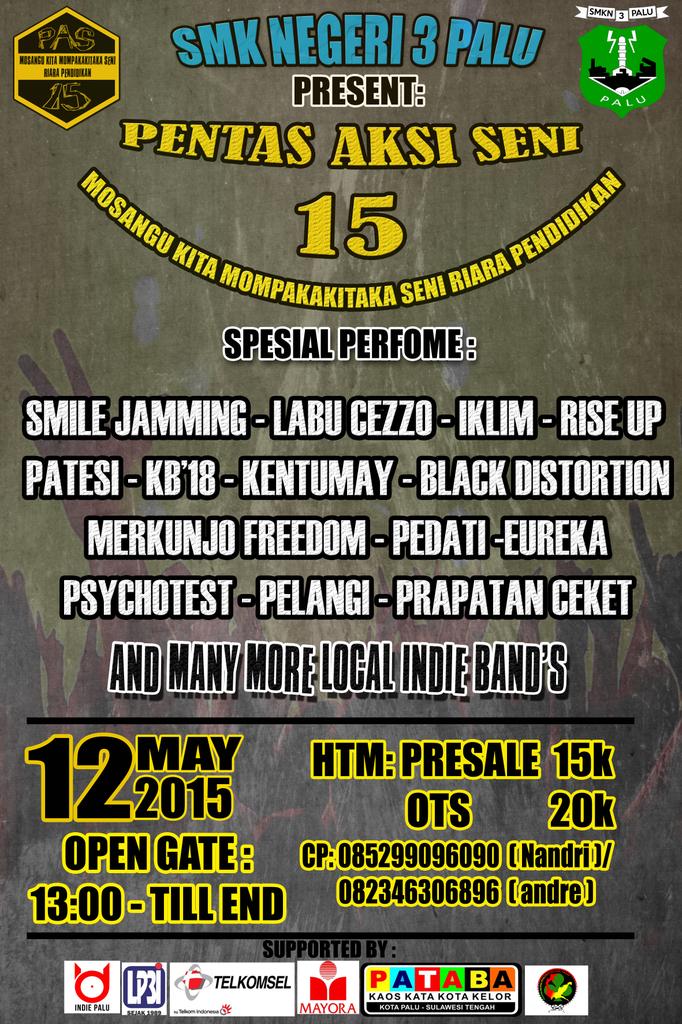 Kami bakal ugal ugalan di <a href="/PAS15_STM/">PAS 15 STM</a> bareng <a href="/Eureka_grunge/">EUREKA Official</a> <a href="/KB18BAND/">KB'18</a> <a href="/SmileJamming/">Smile J. Official</a> <a href="/patesi_DC/">Ig. patesi_dc</a> <a href="/kentumay_HC/">KENTUMAY</a> tonight 🎉🎸