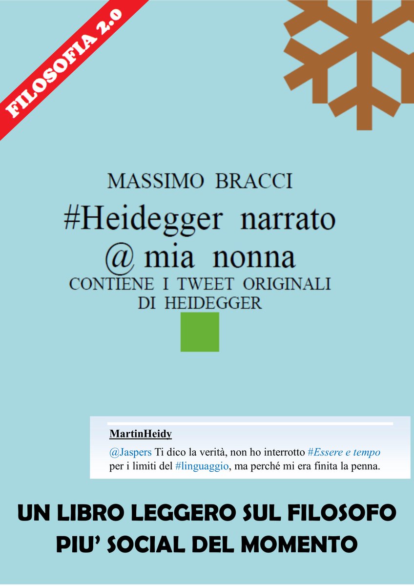 MartinHeidy's tweet image. #ringraziaundocente il prof. Heidegger, ora in vendita un tanto al chilo