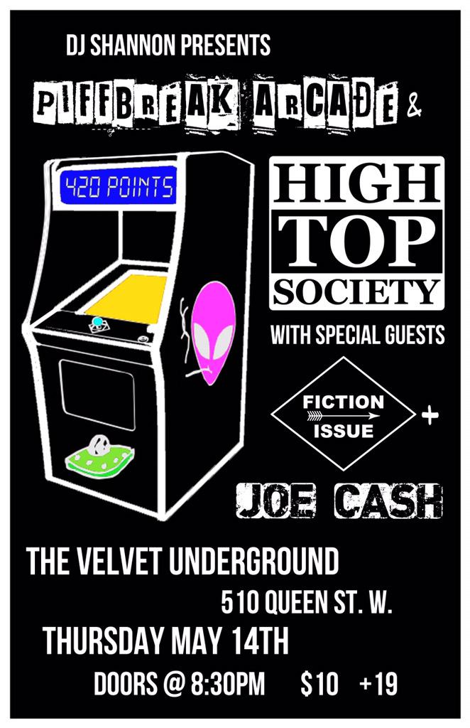 PiffbreakArcade's tweet photo. Catch PBA &amp; @hightopsociety performing live this Thursday at The Velvet Underground! Doors at 8:30pm $10! #PBAallday http://t.co/wGnxfwJc7M