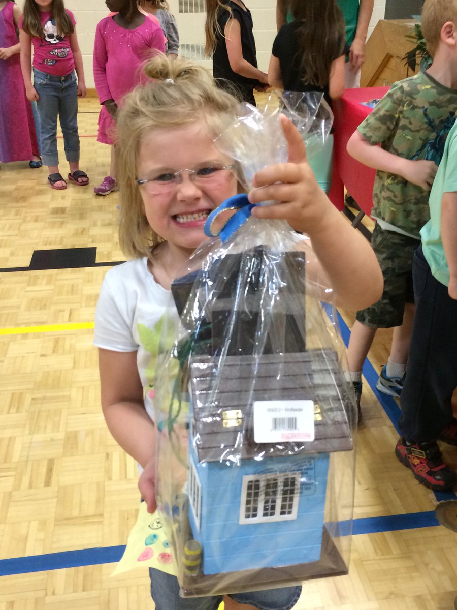 More winners... lucky KB student at the Student Led Learning Walk!