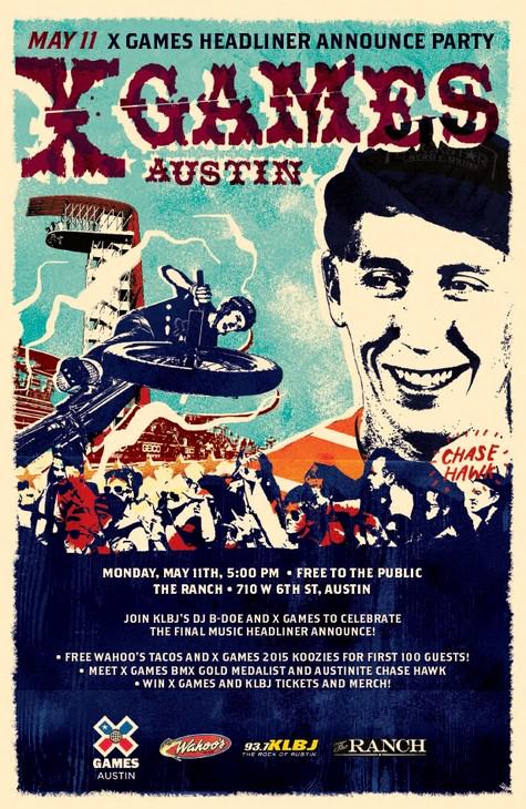 Who's coming to hang w/ us tonight <a href="/TheRanchAustin/">The Ranch</a> w/ <a href="/KLBJ937/">93.7 KLBJ FM</a> <a href="/BDOEROCKS/">B-DOE 🤷‍♂️</a> for the <a href="/XGames/">X Games</a> party tonight? #BudLightTX