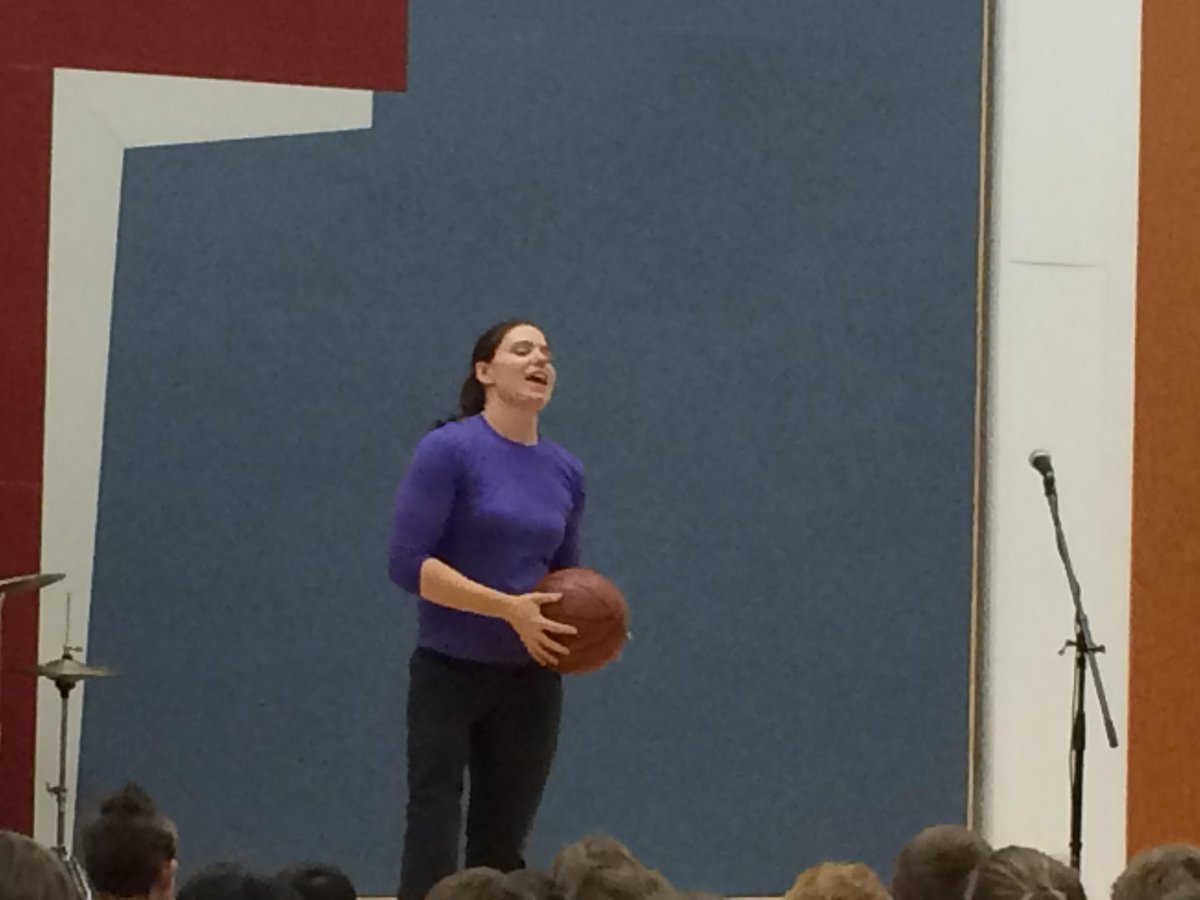Gold medal winner paralympic Darda Sales sharing her inspirational story and how to "bounce back" ! Amazing.