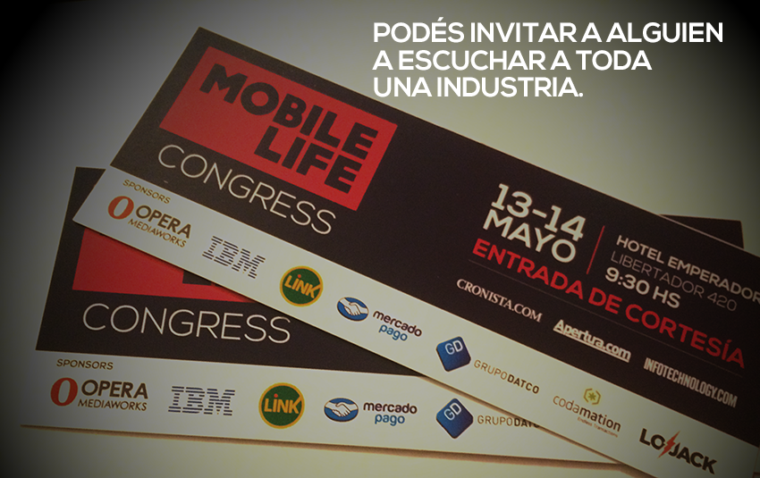 expomobilelife's tweet photo. Mencionando a alguien con @ ya estás participando por el sorteo de dos pases para #MobileLifeCongress. RT http://t.co/dUe9ZBNS0J