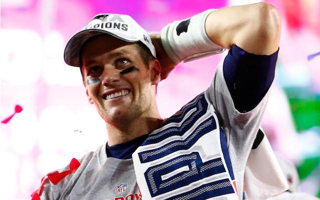 Blafell1's tweet photo. Still my dog, and still champs #TB12 #GoPats http://t.co/pCTf4LgG9m