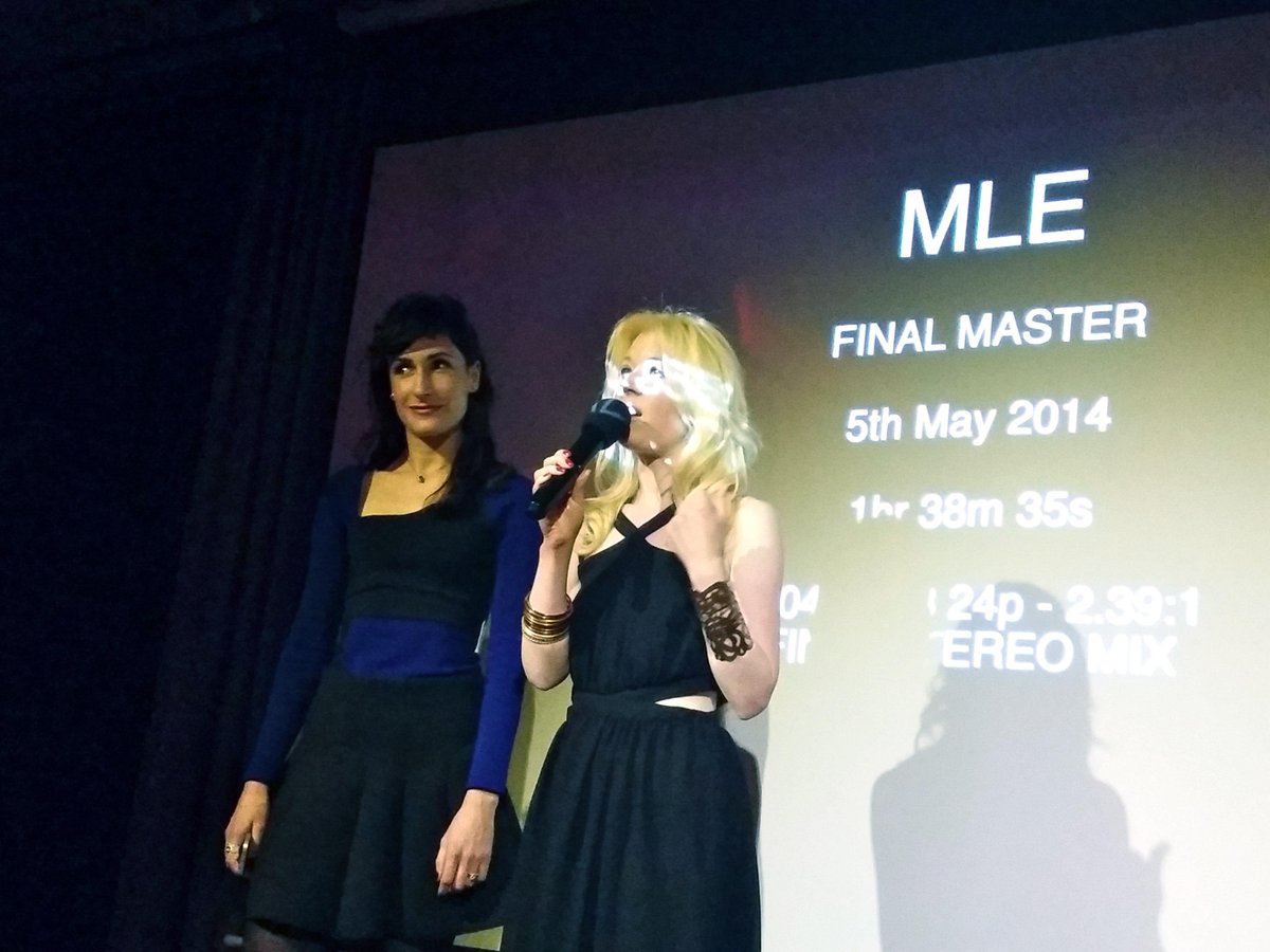 prettyxcool's tweet photo. @MLEMovie @FilmFestDoctor Fun Q&amp;A too with #SimonShore #SarahWarren and #Deidre Garcia @CenturySoho http://t.co/B8PYUDreb7
