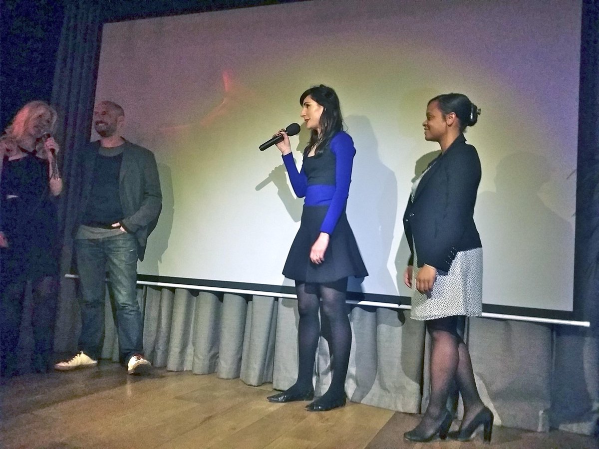 prettyxcool's tweet photo. @MLEMovie @FilmFestDoctor Fun Q&amp;A too with #SimonShore #SarahWarren and #Deidre Garcia @CenturySoho http://t.co/B8PYUDreb7
