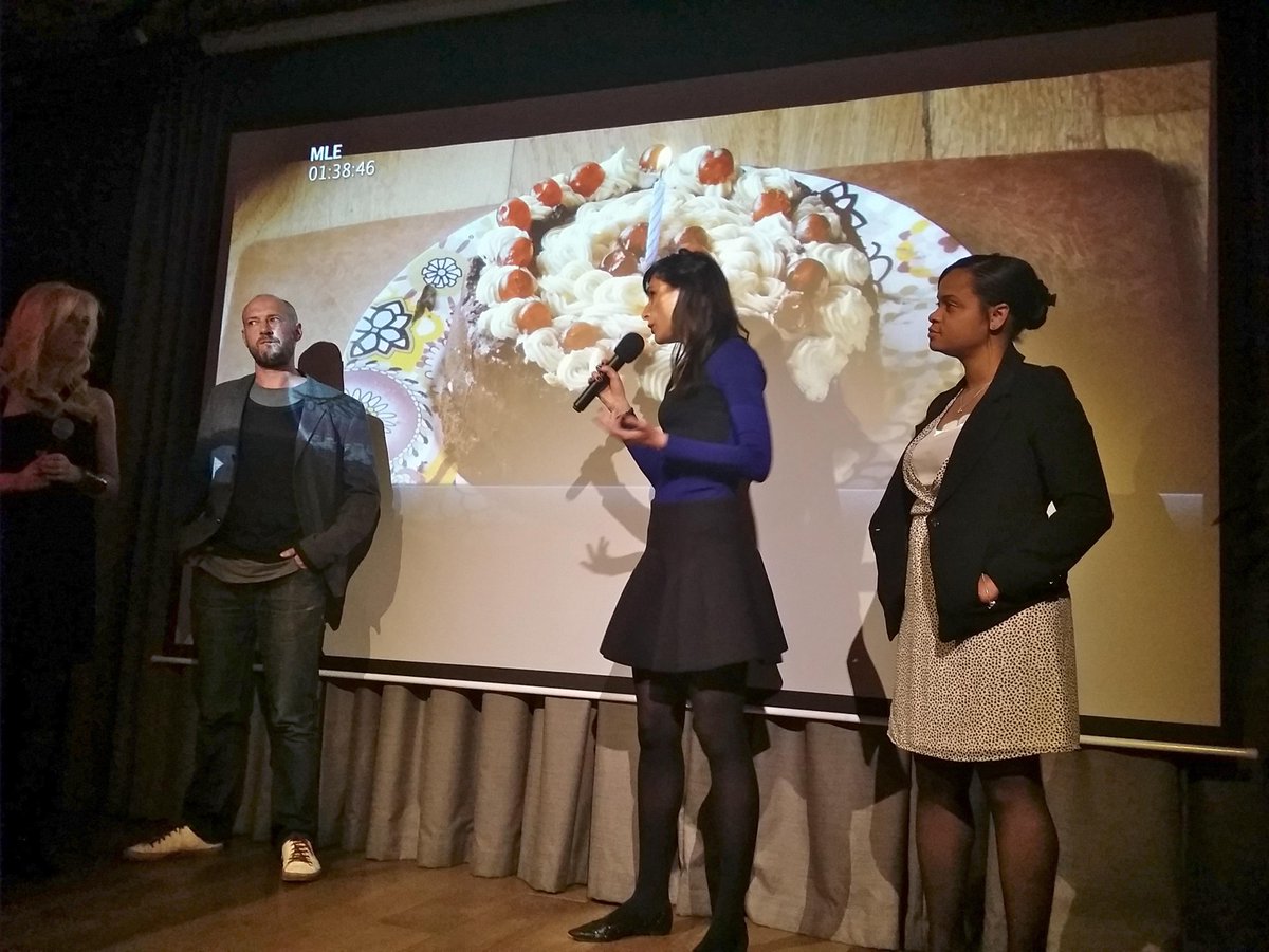 prettyxcool's tweet photo. @MLEMovie @FilmFestDoctor Fun Q&amp;A too with #SimonShore #SarahWarren and #Deidre Garcia @CenturySoho http://t.co/B8PYUDreb7