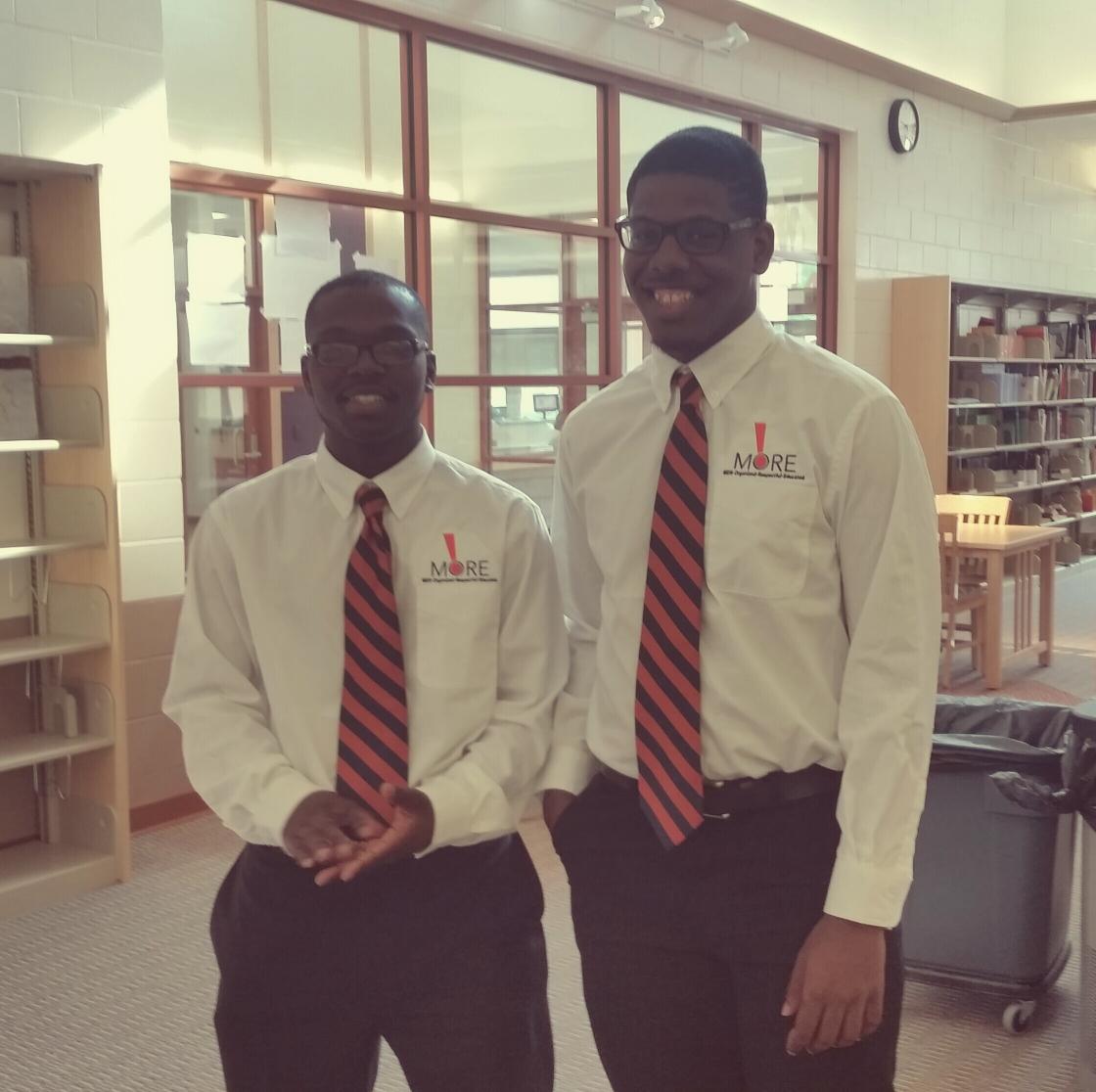 Congrats to MORE seniors Aaron Thurman, Damaryea Ballew, Lacey Robinson and Andrew Dean for your school leadership.