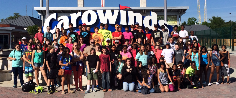 SwainsboroMS's tweet photo. SMS band had a great trip to Carowinds! http://t.co/TlaJpYqPip