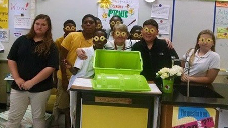 SwainsboroMS's tweet photo. Mrs Paul's reading classes receiving rewards for huge improvements in Lexiles! http://t.co/VQIZCJKPHb