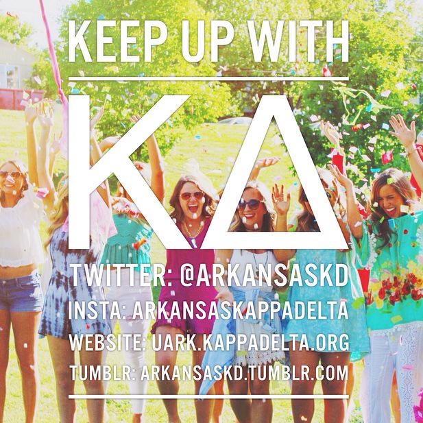 arkansasKD's tweet photo. Keep up with Zeta Gamma this summer for updates on what our sisters are doing! #arkansaskd http://t.co/1jDnlokiFG