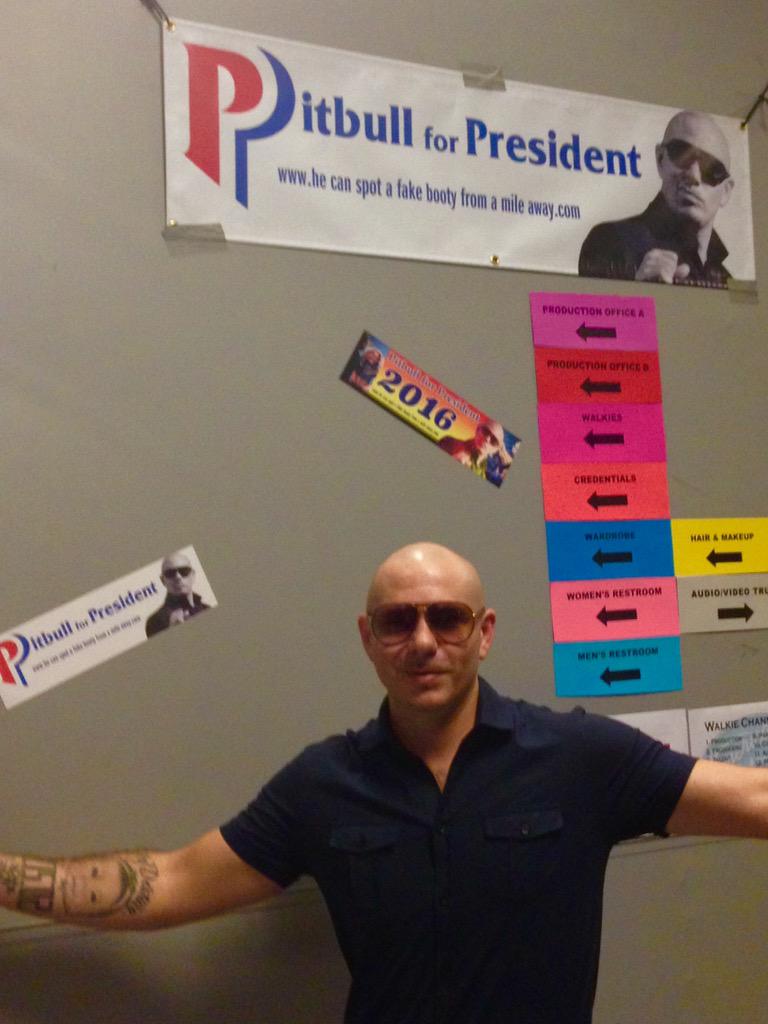 This is what the country is asking for  #Vote4Pit  #Pitbull2016 #MrWorldwide