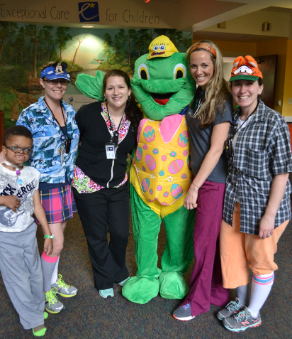 EC4Children's tweet photo. ECC's #LongTermCareWeek 2015 is underway! Today's #MixNMatchDay was in honor of our amazing #SkilledTherapy team! http://t.co/z6WoZ0q8S5