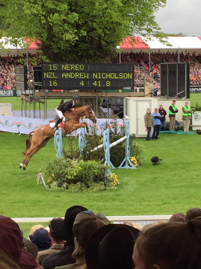 #andrewnicholson jumping at #BadmintonHorseTrials great to see these fantastic #horse #riders in one place #eventing