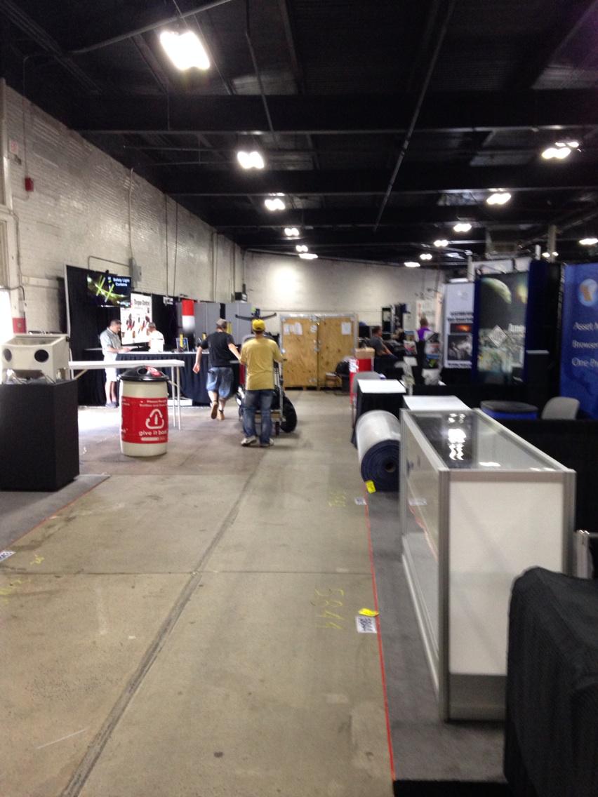 KimbellVT's tweet photo. Move in day at Eastec in Springfield, MA. http://t.co/smfYtgaqFw