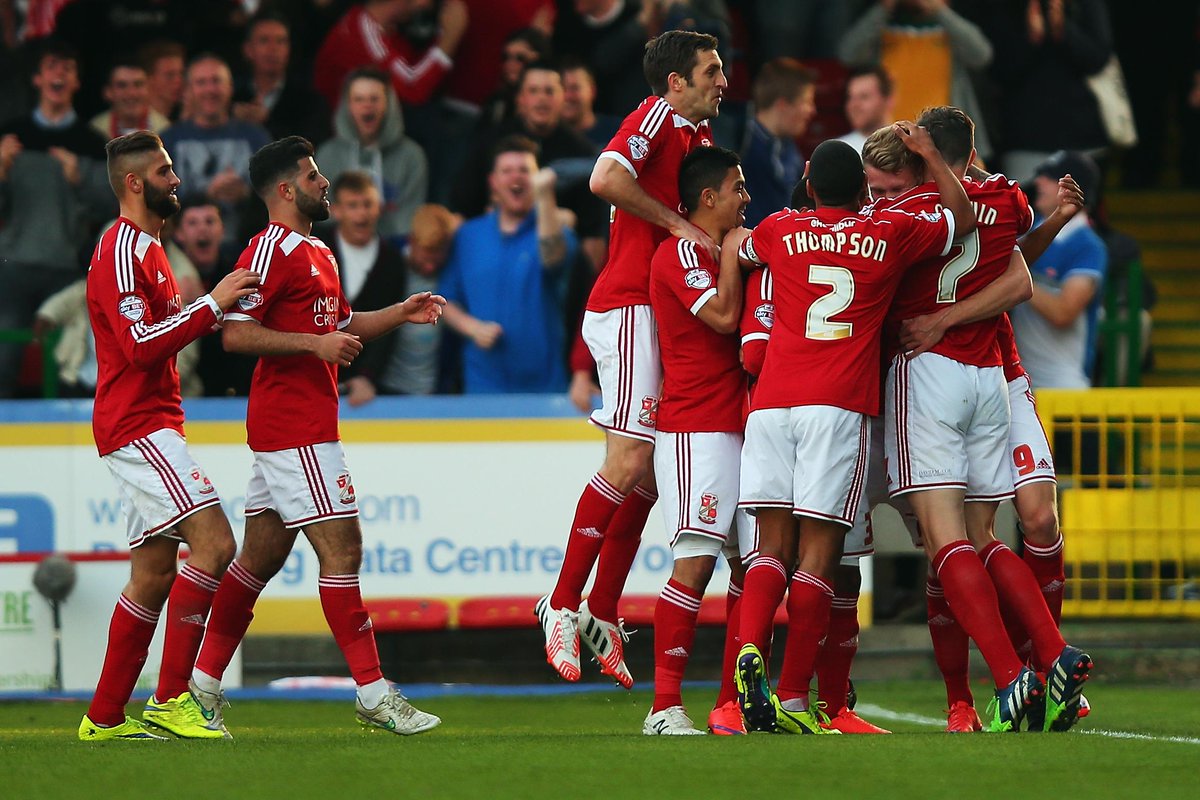BBCSport's tweet photo. FT Swindon 5-5 Sheff Utd (7-6)

The highest-scoring playoff in history. 

Amazing 
http://t.co/LLETnp0BrT #stfc #sufc http://t.co/NisR1jGR07