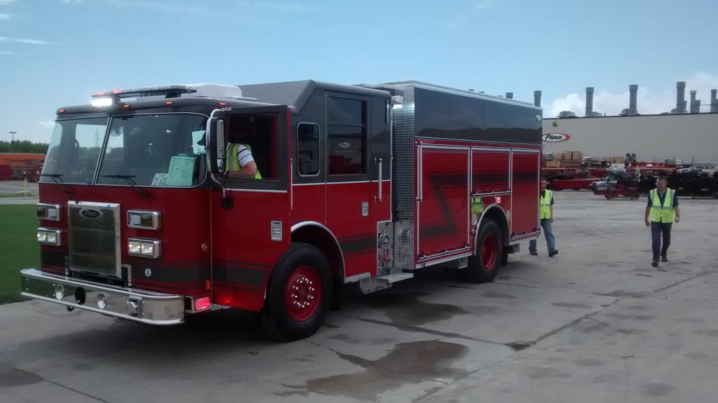 Inspection day 1 at Pierce plant.