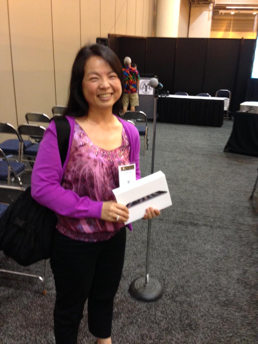 Great talk @ #AAI2015! Thanks to all attendants and congratulation to our winner!
