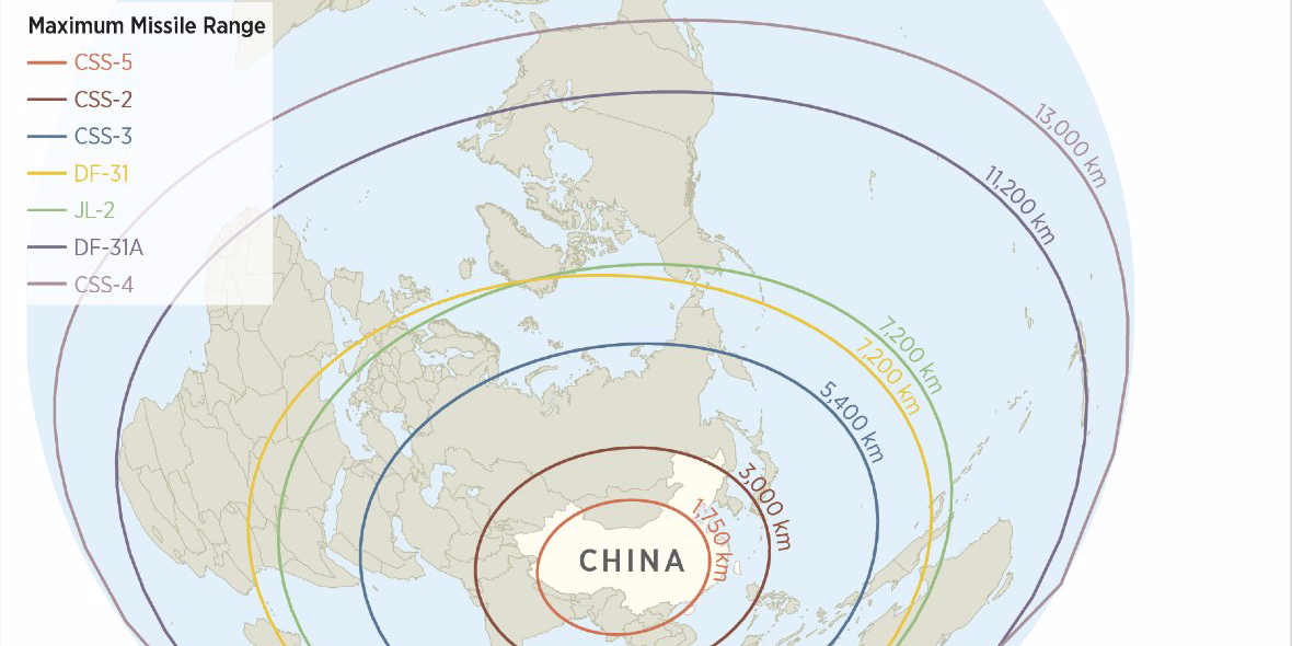 Pentágono: Misiles balísticos chinos pueden alcanzar casi cualquier parte de EE.UU.. CEwOz_3WoAAPMoK