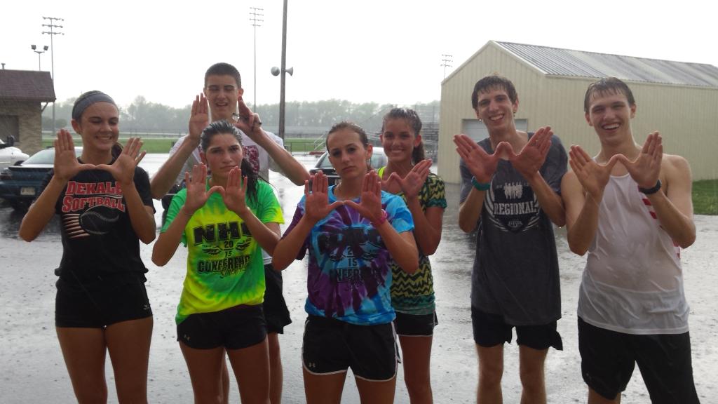 chelsiann520's tweet photo. Yay mid distance! Rain makes us strong! http://t.co/OKBsZwEmWF
