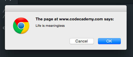 jlnelsonart's tweet photo. Well, at least it's confirmed. #JS #existentialcrisis #codeacademy http://t.co/xTjAJLeOrb