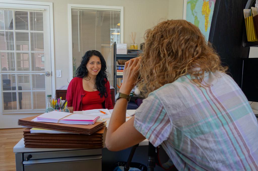 juhuthukral's tweet photo. And then it was my turn to be on the hot seat w/@jeffyamaguchi & @jtimp & Cassie of #AgapeVisuals for @NYATN videos! http://t.co/jZpocvd8VT