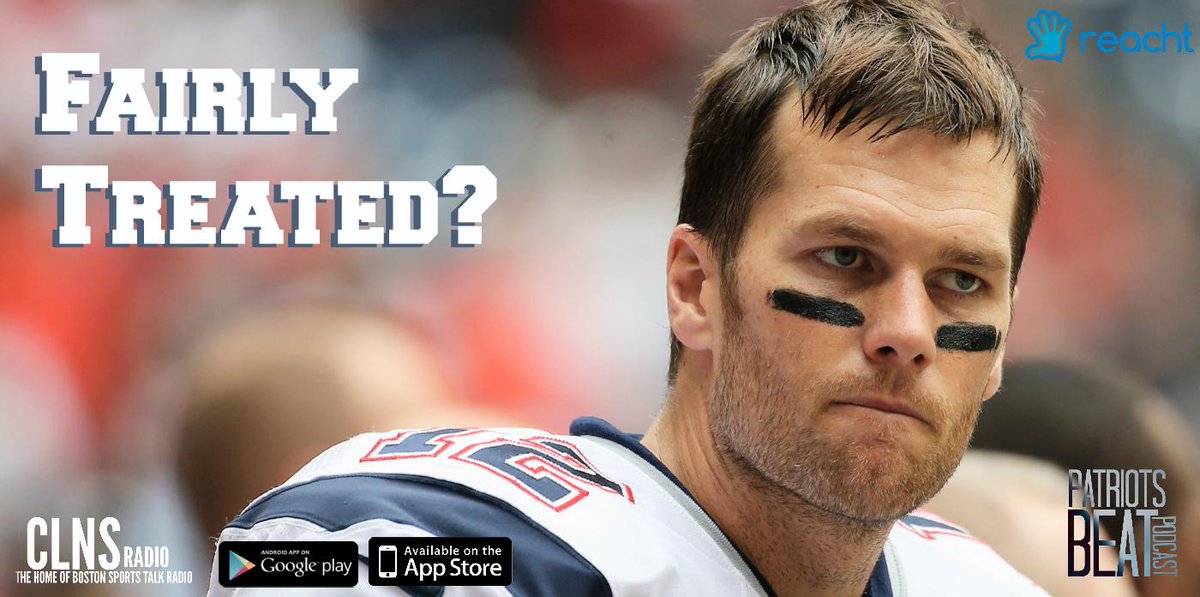 CelticsCLNS's tweet photo. . @reachtapp #Pats Question: #PatsNation Was #TomBradyPunishments fair of the #NFL? #TomBrady http://t.co/iEnuTnm6bT http://t.co/8e733ufKVV