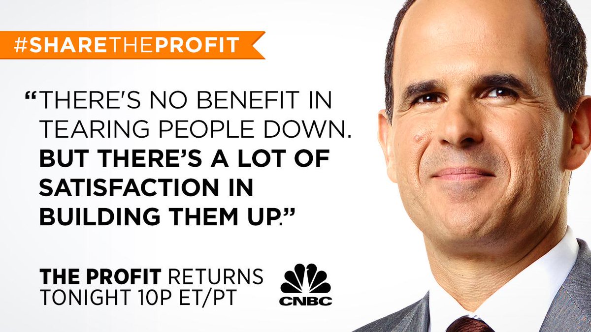 RETWEET if you wish this guy was your boss. #ShareTheProfit #TheProfit cnb.cx/STP